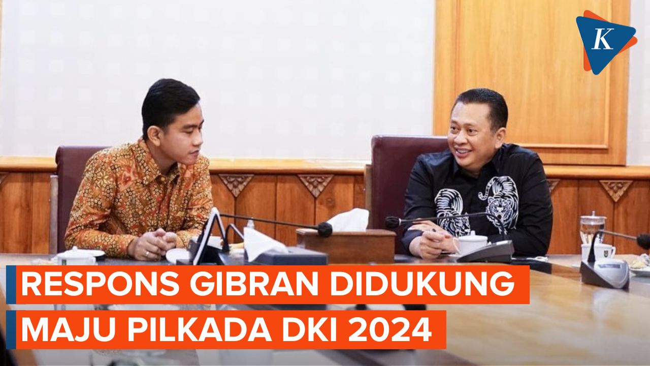 Respons Gibran soal Dukungan Maju Jadi Calon Gubernur Pilkada DKI Jakarta 2024