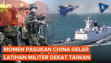 Detik-detik China "Kepung" Taiwan Lewat Latihan Militer, Rudal Dan Kapal Perang Dikerahkan