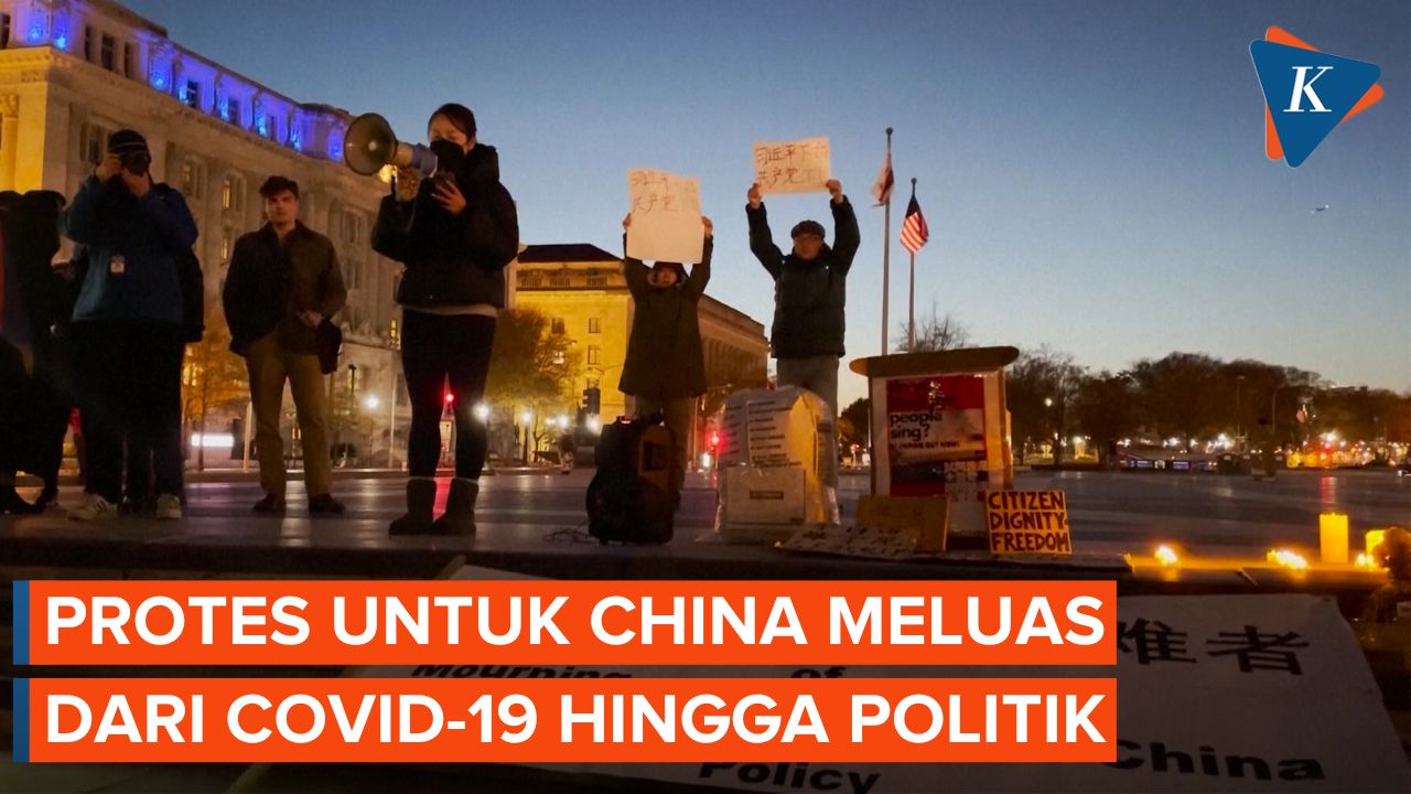 Protes di Amerika Serikat Serukan soal Kebijakan Covid-19 dan Politik China