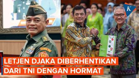 Letjen Djaka Jadi Dirjen Bea Cukai, Sudah Diberhentikan dari TNI dengan Hormat