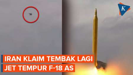 Iran Klaim Tembak Jet Tempur F-18 AS