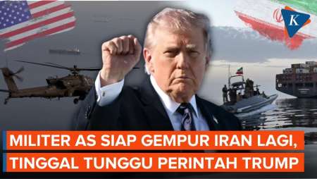 Tinggal Tunggu Perintah Trump, Pasukan AS Siap Gempur Iran Lagi