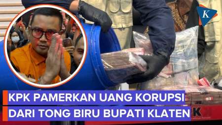 Detik-detik KPK Bongkar Tong Biru Milik Bupati Klaten, Isinya Uang Tunai Rp 934 Juta