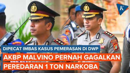 Dipecat Imbas Kasus DWP, AKBP Malvino Pernah Gagalkan Peredaran 1 Ton Narkoba