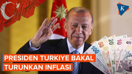 Erdogan Janji Turunkan Inflasi Turkiye Jadi 1 Digit