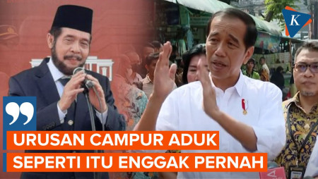 Jokowi Bantah Cawe-cawe dengan Ketua MK soal Putusan Gugatan Sistem Pemilu