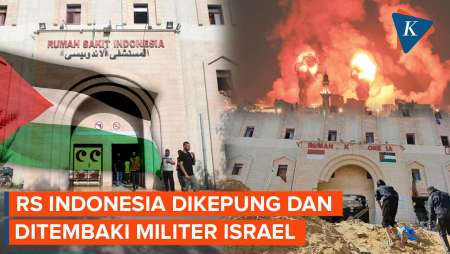 Israel Kepung dan Tembaki RS Indonesia di Gaza