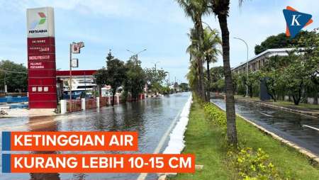 [FULL] Situasi Banjir Rob Genang Kawasan Ancol