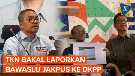 TKN Prabowo-Gibran Bakal Laporkan Bawaslu Jakpus ke DKPP, Ada Apa?