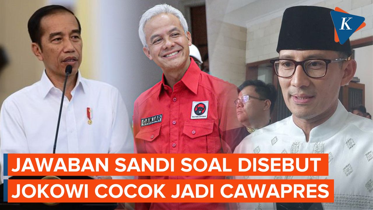 Begini Respons Sandiaga Uno soal Namanya Disebut Jokowi Cocok Jadi Cawapres Ganjar