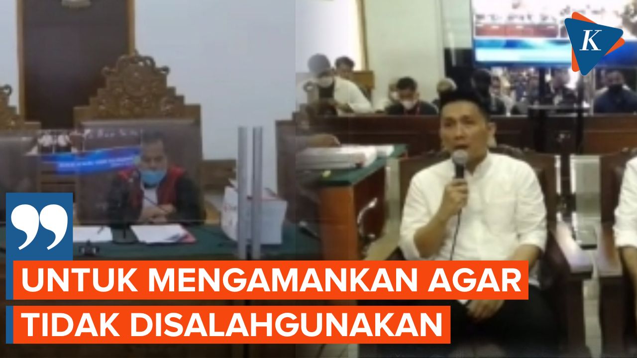 Hakim Heran Chuck Putranto Berani Terima DVR CCTV dari Irfan Widyanto