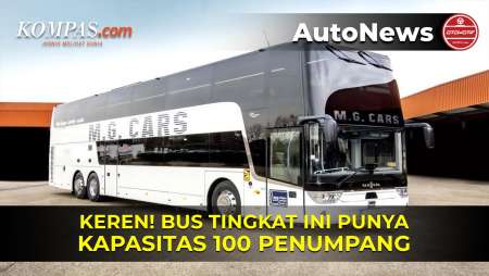 Bus Tingkat Ini Punya Kapasitas 100 Penumpang