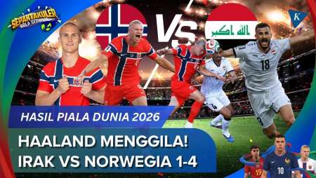 Hasil Piala Dunia 2026 Irak Vs Norwegia 1-4: Haaland 2 Gol, Pasukan Viking Mengamuk!