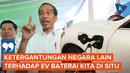 Jokowi Atur Rencana Bikin Negara Lain Ketergantungan Baterai EV Indonesia