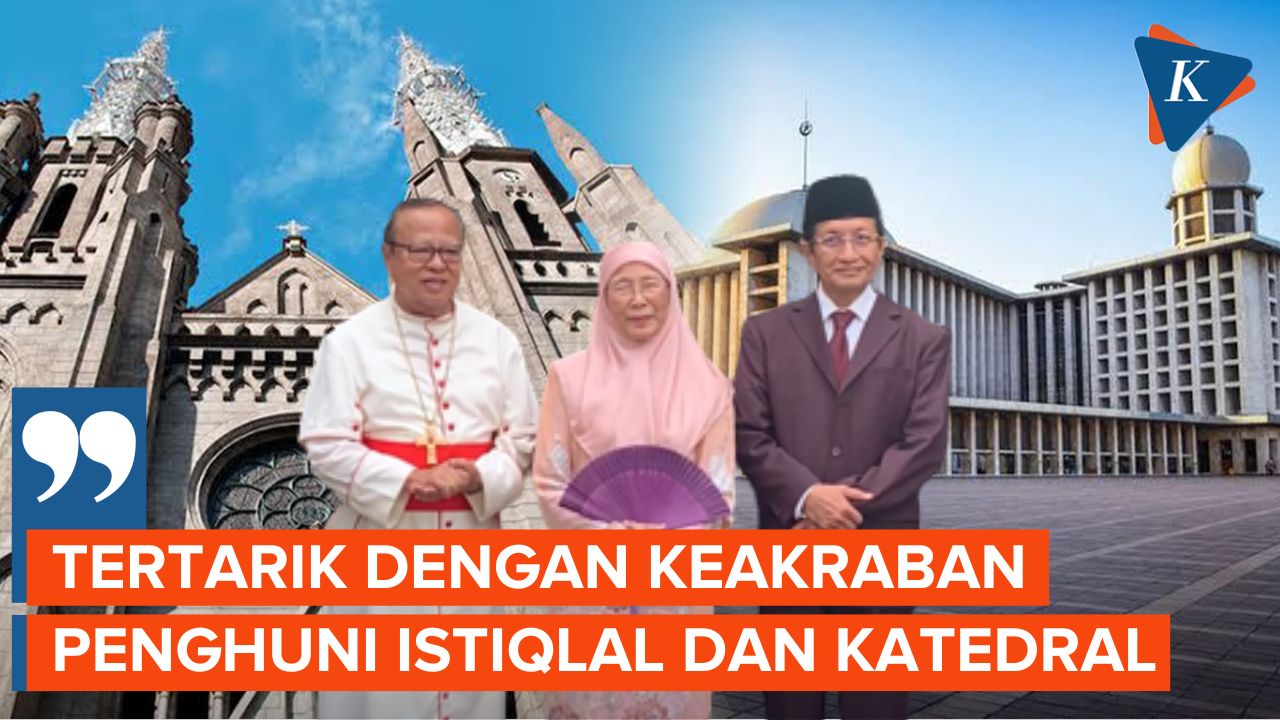 Istri PM Malaysia Puji Keakraban Penghuni Masjid Istiqlal dan Gereja Katedral