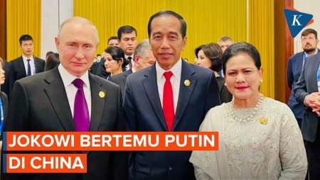 Momen Jokowi Bertemu Putin di China, Saling Sapa dan Foto…