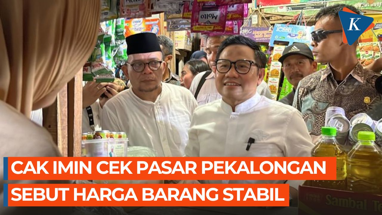 Cak Imin Bertemu Pedagang Pasar di Pekalongan, Cek Harga Barang