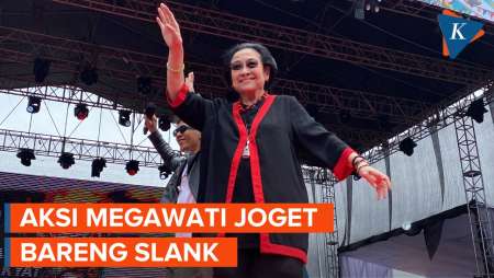 Momen Megawati Joget Lagu 