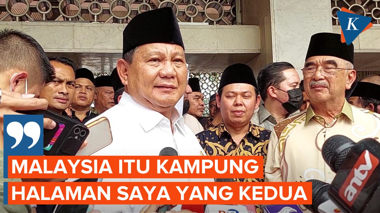Dapat Gelar Datuk Seri, Prabowo Sebut Malaysia Kampung Halaman Kedua