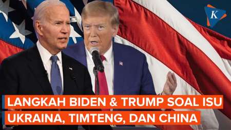 PR Biden atau Trump jika Menang Pilpres AS: Perang Ukraina, Timur Tengah, dan Ancaman China