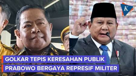 Golkar: Kepemimpinan Prabowo Sama Sekali Tidak Represif Militer