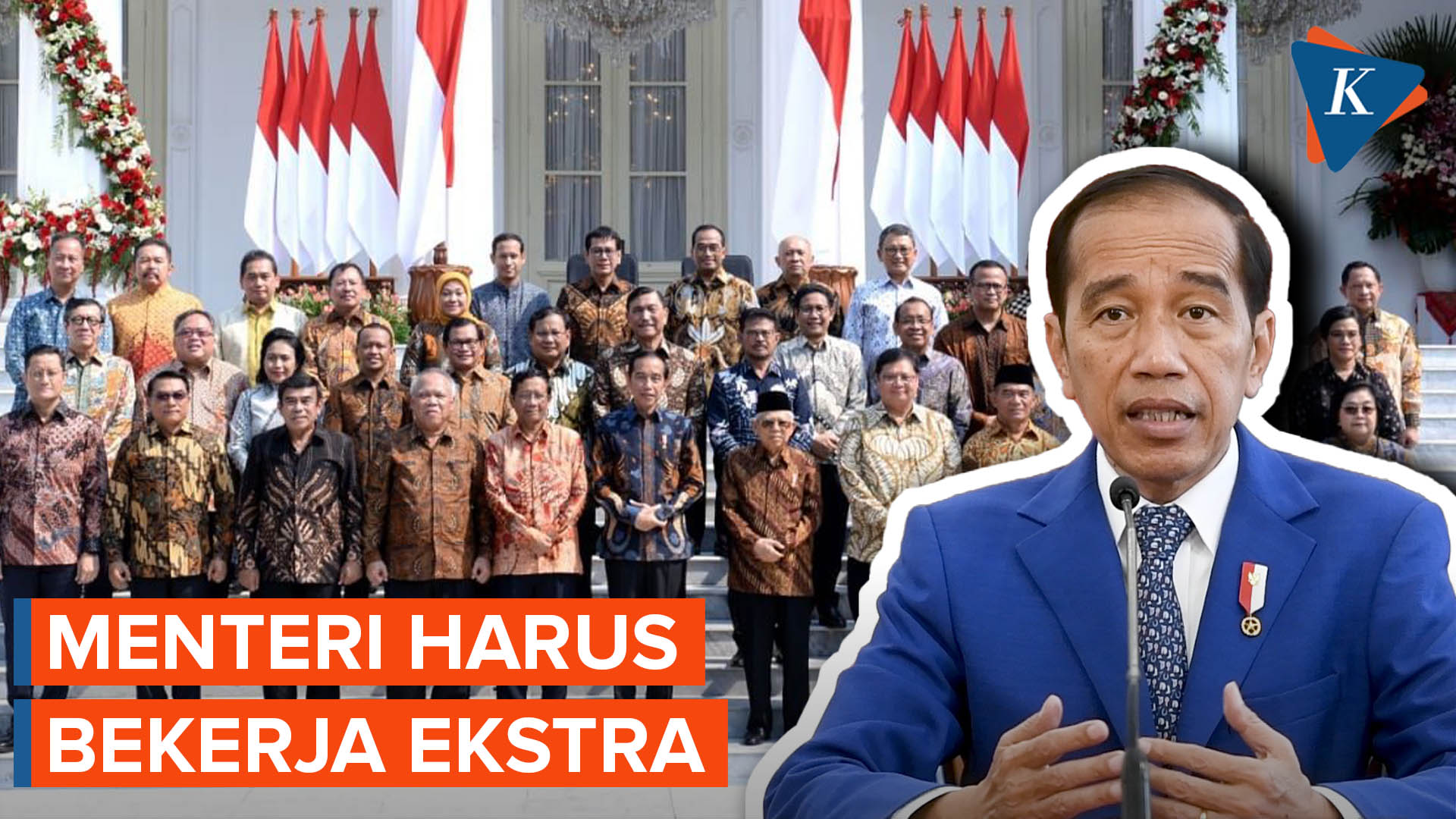 Jokowi Minta Menteri Bekerja Ekstra, Perombakan Kabinet Masih Terbuka
