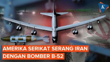 AS Kerahkan Bomber B-52 Serang Iran, Bisa Angkut 900 Kg Bom