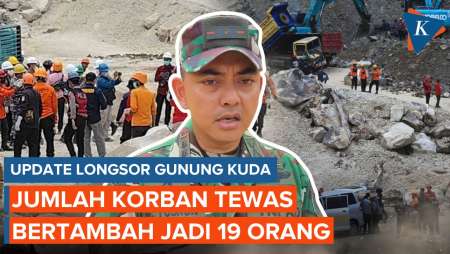 Update: Jumlah Korban Tewas Longsor Gunung Kuda Jadi 19 Orang