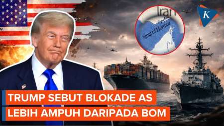 Trump Sebut Blokade AS Lebih Ampuh daripada Bom, Klaim Iran Setuju Denuklirisasi