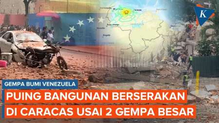 Caracas Porak-poranda Usai Diguncang 2 Gempa Dahsyat Venezuela
