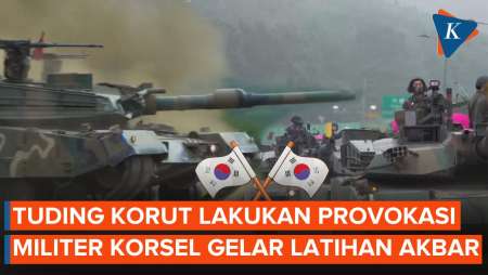 Kibarkan Bendera Perlawanan untuk Korut, Militer Korsel Gelar Latihan Akbar