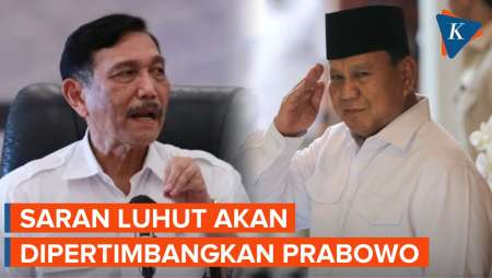 Gerindra: Prabowo Pertimbangkan Saran Luhut, Tak Bawa Orang 