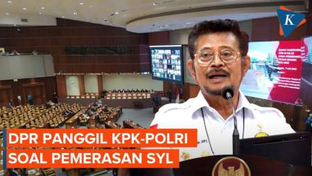 Dugaan Pemerasan Yasin Limpo, DPR Akan Panggil KPK dan Polri