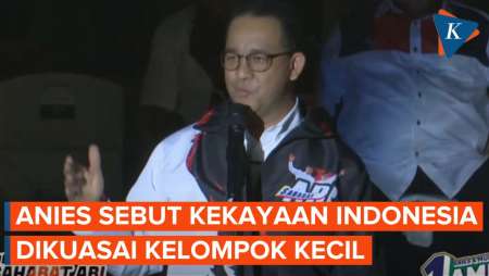 Soroti Masalah Ketimpangan, Anies: Kekayaan Indonesia Dikuasai oleh Kelompok Kecil