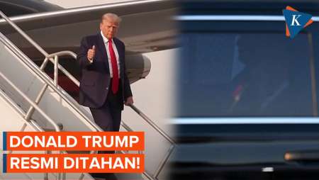 Donald Trump Resmi Ditahan