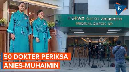 Anies Muhaimin Jalani Pemeriksaan Kesehatan, 50 Dokter Dilibatkan