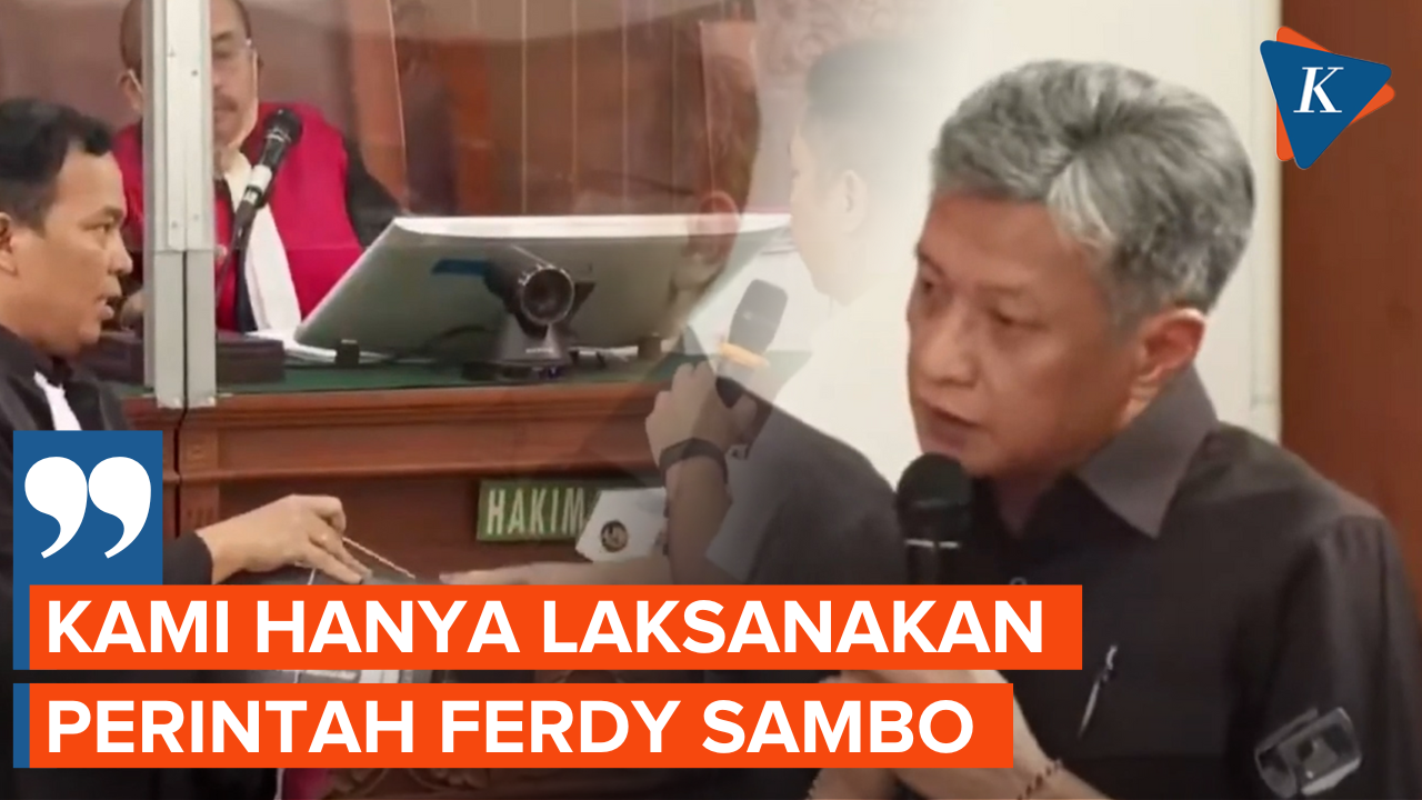 Hendra Kurniawan Mengaku Hanya Jalankan Perintah Sambo untuk Cek dan Amankan CCTV