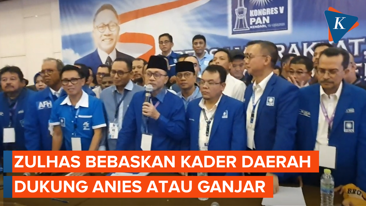 Zulhas Tak Larang Kader PAN Daerah Dukung Anies atau Ganjar, asalkan...