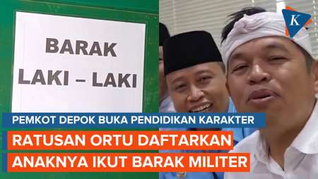 Ratusan Orangtua di Depok Daftarkan Anaknya Masuk Barak Militer Dedi Mulyadi