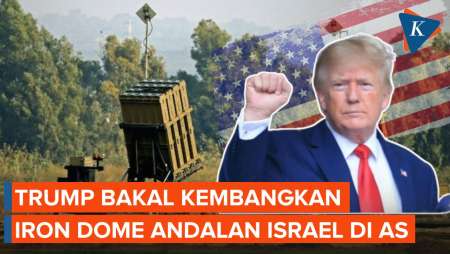 Trump Bertekad Kembangkan Iron Dome untuk Lindungi AS