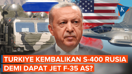 Demi Beli Jet Tempur F-35 AS, Turkiye Disebut Akan Kembalikan S-400 Rusia