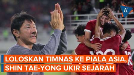 Shin Tae-yong Belum Beri Piala, tetapi Bikin Sejarah di Timnas dengan Lolos Piala Asia