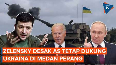 Zelensky Menggebu-gebu Minta AS Lanjutkan Dukungan ke Ukraina Lawan Rusia