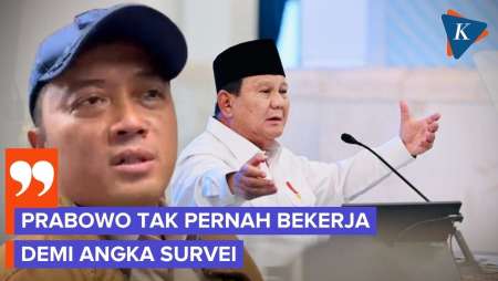 Survei Kepuasan Prabowo Turun, Mensesneg Beri Tanggapan
