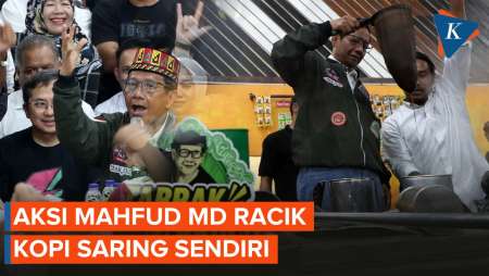 Kelihaian Mahfud MD Racik Kopi Saring Sendiri Sebelum 