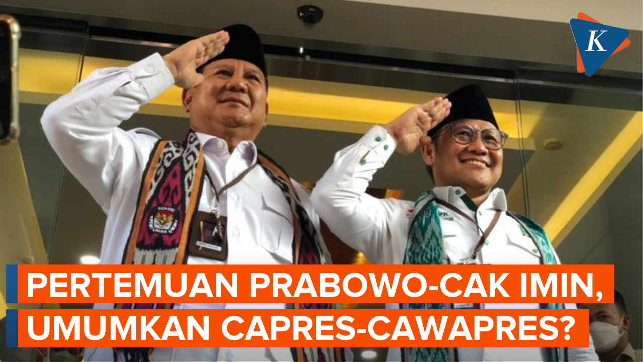 Akhirnya Prabowo dan Cak Imin Bertemu Empat Mata, Mungkinkah Bicarakan Capres Cawapres