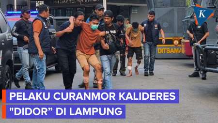 2 Pencuri Motor Meringis Usai Diberi Timah Panas Karena Melawan