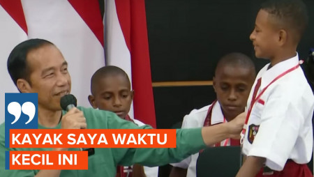 Bertemu Andy, Jokowi Malah Teringat Diri Sendiri saat Masih Bocah