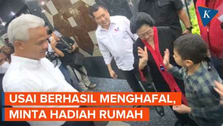 Momen Anak Kecil Dites Hafalan Pancasila di Depan Ganjar dan Megawati