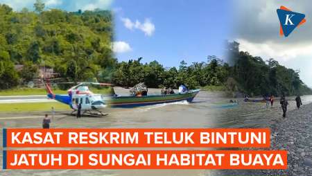 Update Hilangnya Kasat Reskrim Polres Teluk Bintuni: Tergelincir di Sungai Habitat Buaya